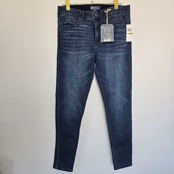 NWT Democracy | "Ab"solution Booty Lift Jegging Dark Indigo Jeans, Womens 14 - Picture 4 of 5